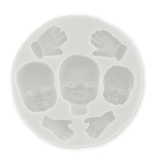 Molde Silicona WeMoule - 3 Caras y Manos