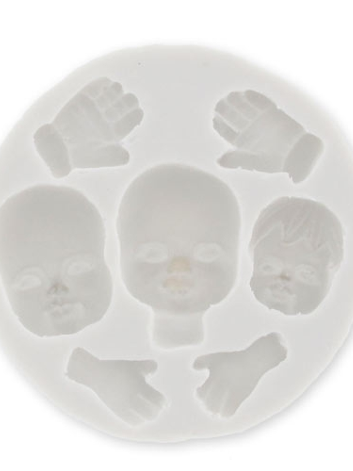 Molde Silicona WeMoule - 3 Caras y Manos 1