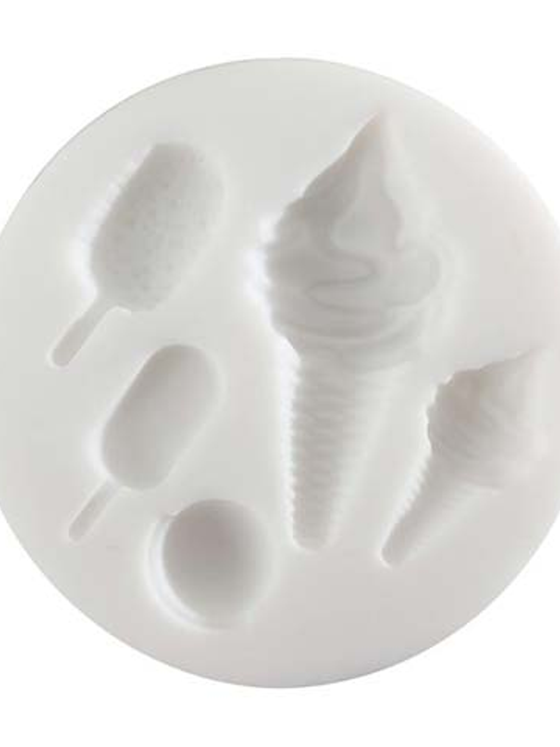 Minimolde silicona - Conos y Polos 1