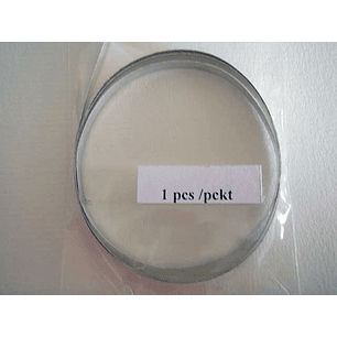 Hilo de plata pura plano 4mmx0,2mmx50cm