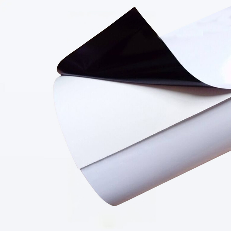 Vinilo Blanco Brillante Reverso Negro P1N - 1,05x50m 3