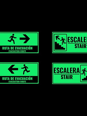 Vinilo Reflectivo Señalética Fotoluminiscente Ecosolventada - 1,24x45,70m