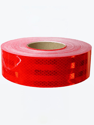 Cinta Reflectiva Vehicular Roja 5cmx46m