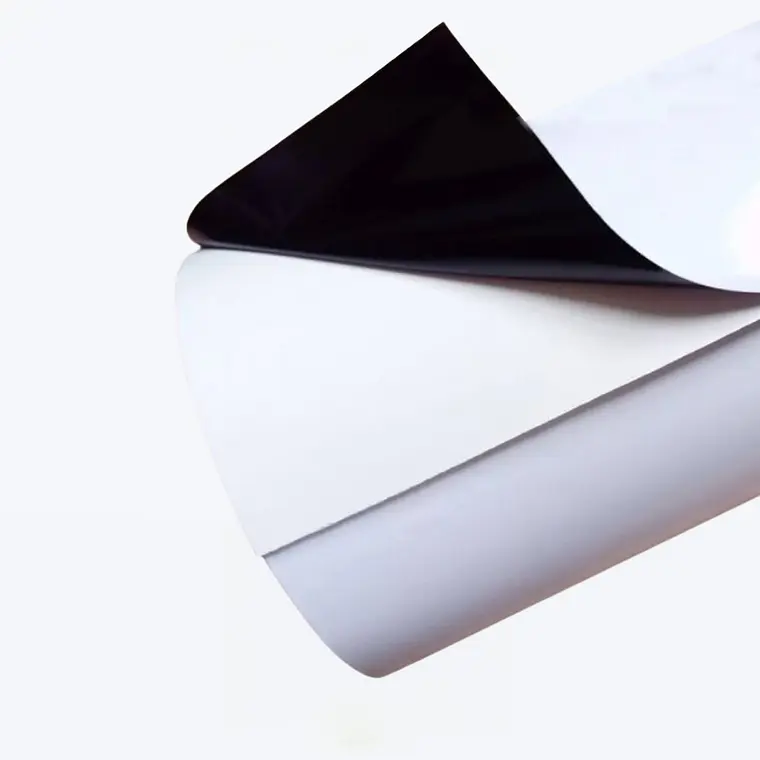 Vinilo Blanco Mate Reverso Negro P1N 3