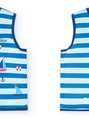 Colete Flutuante Marinheiro UPF 50+ - BTBOX (TAM. M - 19-30KG)