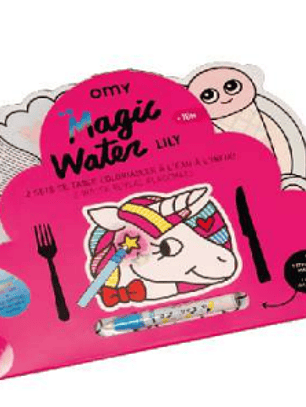 Individuais de Mesa para Colorir Unicórnios - Omy