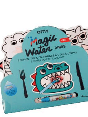 Individuais de Mesa para Colorir Dinos - Omy