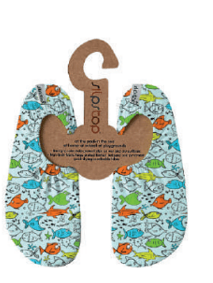 Slip Stop – Padrão Tubarões Coloridos 🦈🌈
