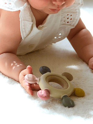 Mordedor Sensorial Bo Jungle – Alívio e Conforto para o Seu Bebé