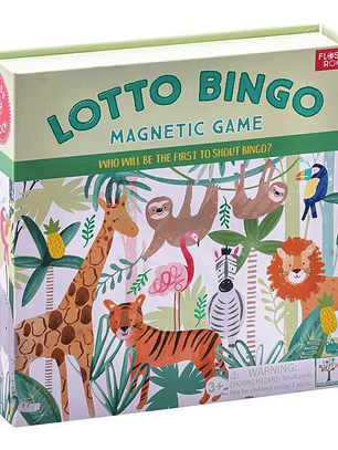 Jogo do Lotto/Bingo Magnético Selva - Floss&Rock