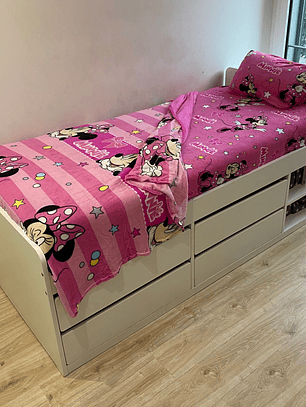 Jogo de cama Minnie ou Mickey