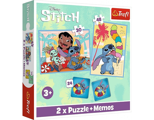 Puzzles e Jogo da Memória - Stitch 