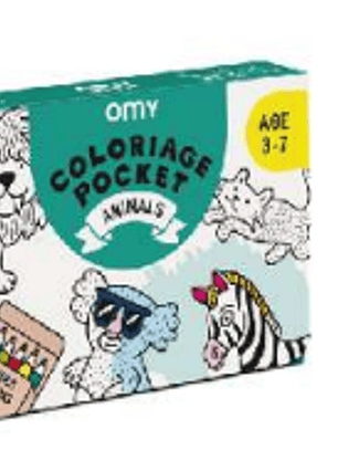 Poster para Colorir Animais - Omy 