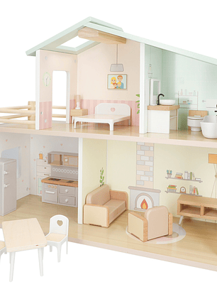 Casa de Bonecas em Madeira 