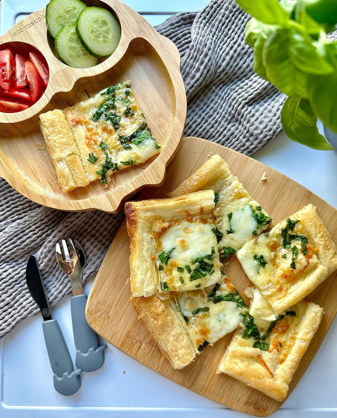 🥣 Conjunto de Refeição em Bambu para Bebé - Mocho Rosa | Eco Rascals 🌿🦉 2