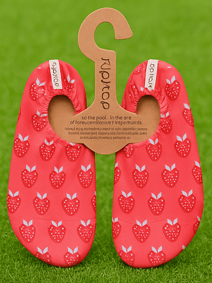 🍓 Slipstop Morangos – Doçura, conforto e proteção para os pezinhos! ❤️👣