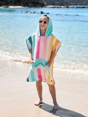 🌈 Poncho Infantil Dock & Bay – Rainbow Skies