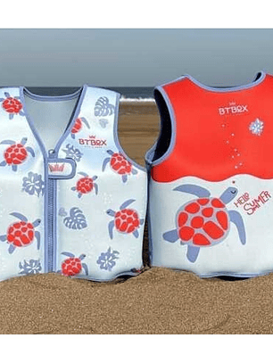 🐢 Colete de Natação Infantil BTBOX – Tartarugas