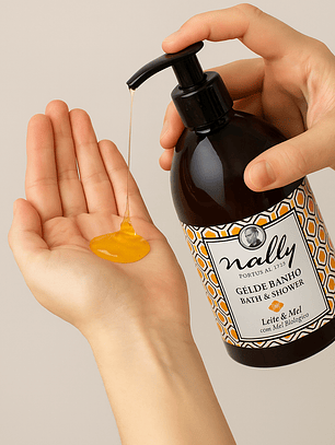 Sabonete Líquido Nally® 500 ml – Leite & Mel Biológico