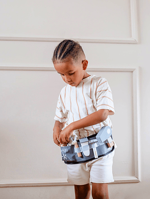 Cinto de Barbeiro Infantil em Madeira – Brinquedo de Faz-de-Conta