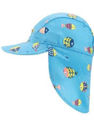 🧢 Boné com Proteção Solar UPF 50+ Peixes – BTBOX