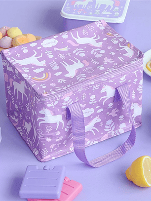 Lancheira Unicórnio– Encantadora, Prática e Resistente