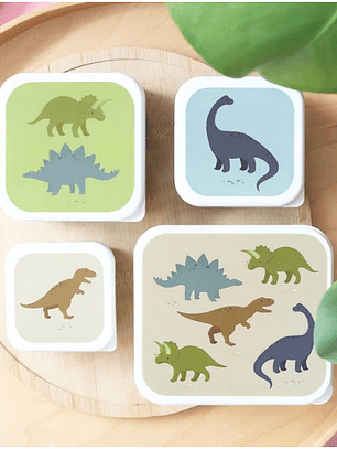 Conjunto de Lancheiras Dinossauros – A Little Lovely Company