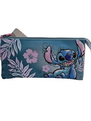 Estojo Triple Stitch Pink 💖✨ – Resistente & Espaçoso