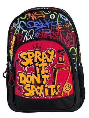 Mochila Ranking Graffiti 🎨✨ – 2 Compartimentos & Estilo Urbano