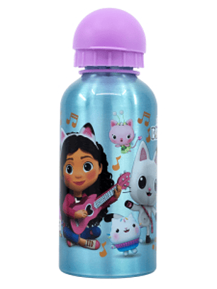 Garrafa Térmica Gabby’s Dollhouse 🐱💖 – Alumínio Azul 400 ml