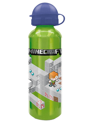 Cantil Minecraft 🎮💚 – Alumínio 530 ml