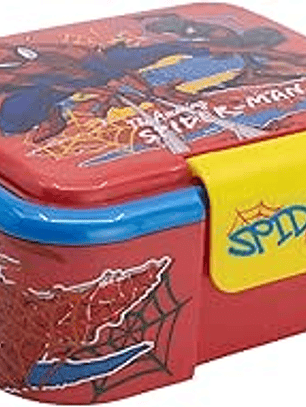 Sanduicheira Múltipla Spider-Man 🕷️🔴🔵 – 3 Compartimentos