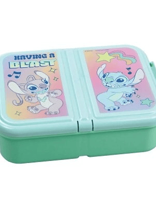 Lancheira Stitch 💙🐾 – 3 Divisórias