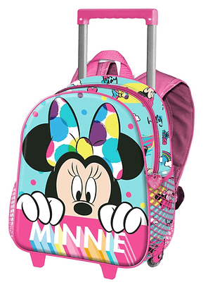 Mochila 3D Minnie Mouse 🎀💙