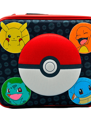 Lancheira Térmica Pokémon ⚡🔴⚪ – Pokébola 3D