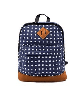 Mochila Infantil Komi 💙 – Azul-Marinho 100% Algodão