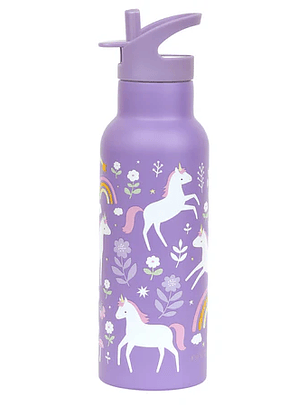🦄💜 Garrafa Térmica XL Infantil 500 ml – Unicorn Dreams