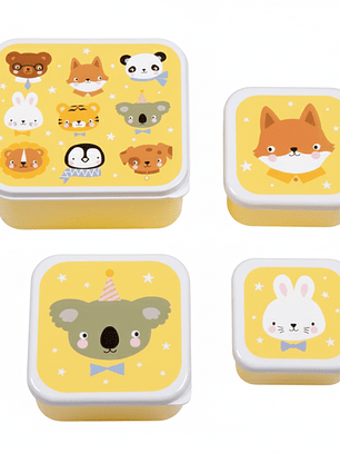 Conjunto Lancheira & Caixinhas Animal Friends – A Little Lovely Company