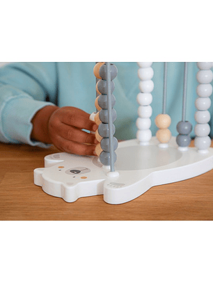 Ábaco Urso Polar em Madeira Tryco – Brinquedo Educativo Montessori
