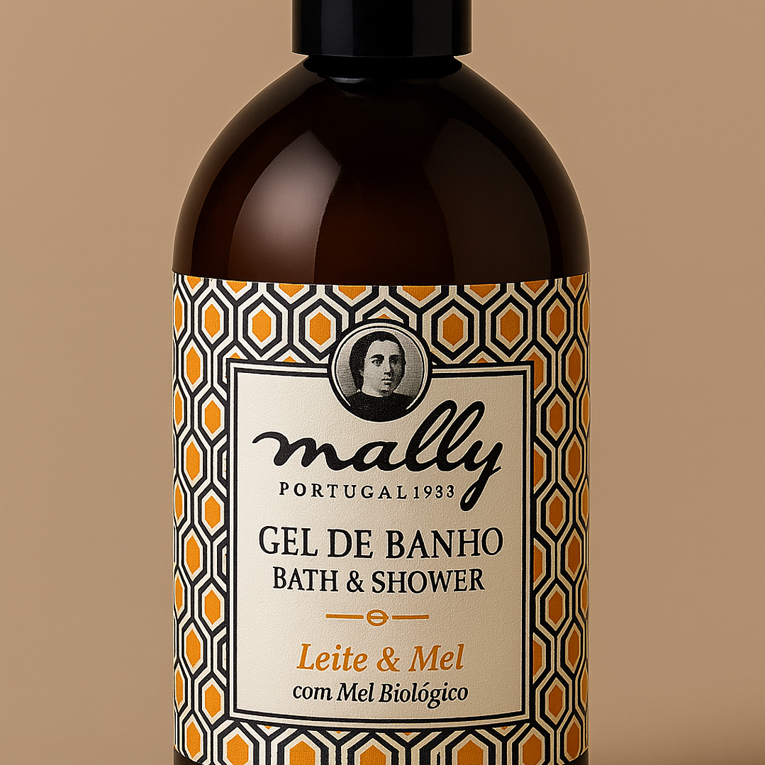 Gel de Banho Nally 1L– Leite & Mel Biológico  2