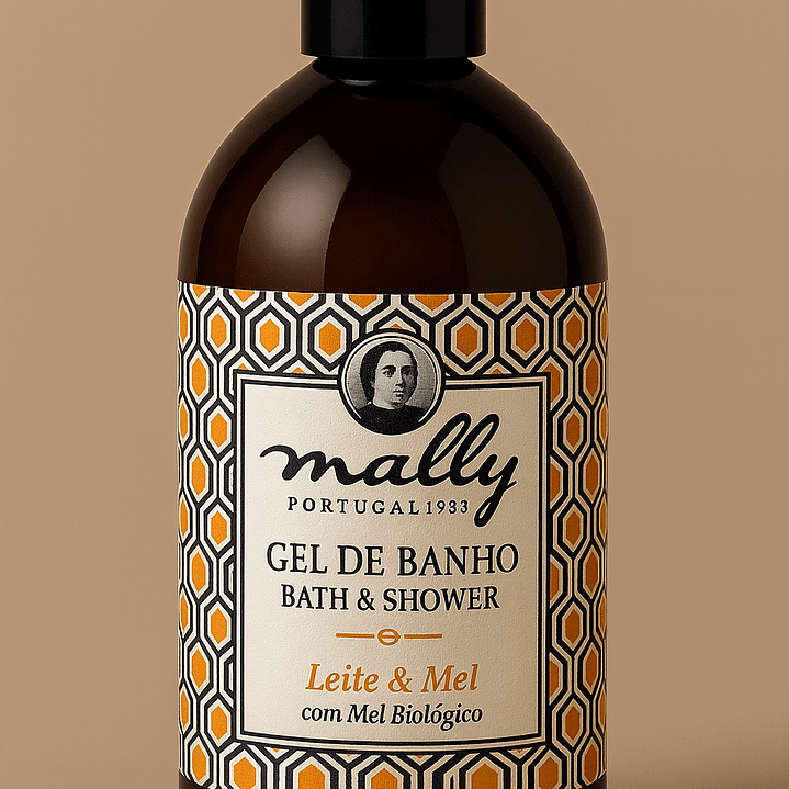 Gel de Banho Nally 1L– Leite & Mel Biológico  2