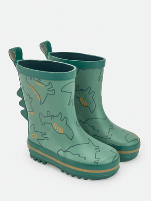 Galochas Respeitadoras Waterlemon® – Dinossauros Verdes
