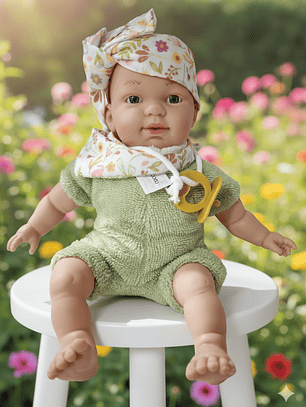 Boneco Bebé Coco Soft Bambú 26 cm com Aroma a Baunilha