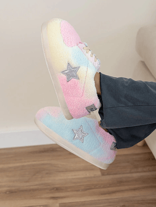 Pantufas Flamingueo Candy Multicolor