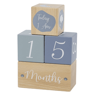 Wooden Milestone Blocks – Blocos de Madeira para Registar o Crescimento