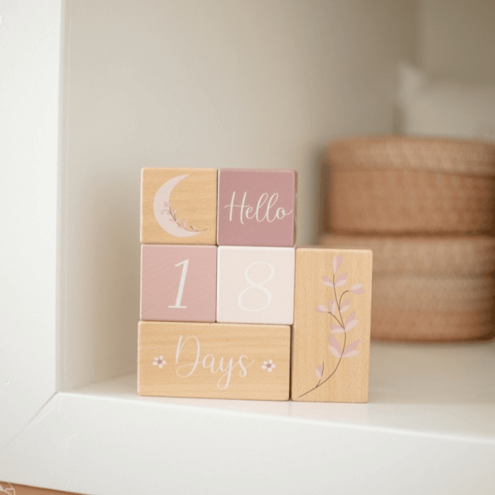 Wooden Milestone Blocks – Blocos de Madeira para Registar o Crescimento 9