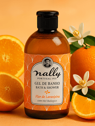 Gel de Banho Nally® 1 L Biológico | Aroma Suave Natural