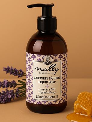 Gel de Mãos Nally® 500 ml Biológico | Vários Aromas Naturais