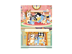 2X SUPER PUZZLE 16 BLUEY