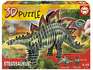 EDUCA 3D CREATURE PUZZLE STEGOSAURUS
